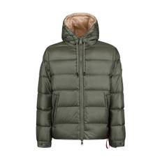 Afterlabel, Jakke, Herre, Grøn, 2XL, Nylon, Glossy Nylon Puffer Jakke