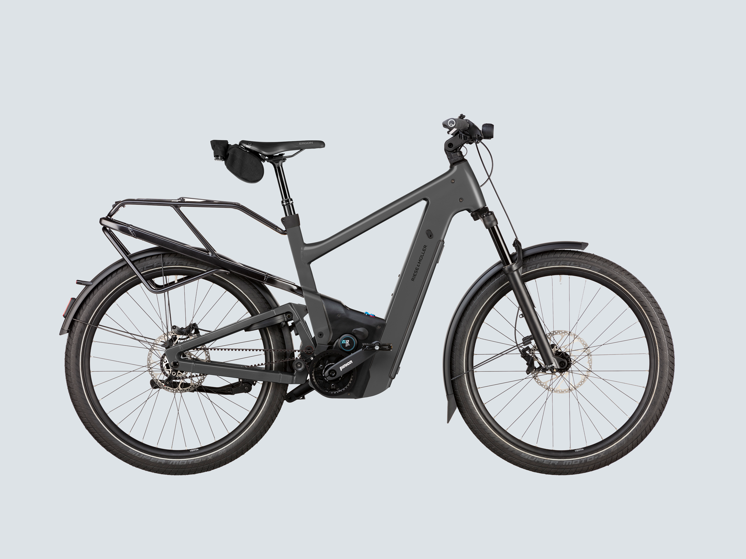 Riese & Müller Delite5 Pinion - Stone Grey / 51 cm (40 cm reach) (170-180 cm)