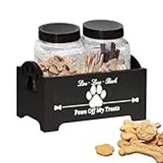 Dog Treat Storage Container l Airtight Dog Treat Jar l Dog Snack Storage Canister l Pet Treat Container with Lid l Sealable Dog Food Container Ergonomic Design for trips or dog training