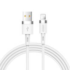 Kabel til iPhone USB - Lightning 2.4A 1.2m hvid