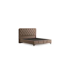 Dubbel Sängram & Sänggavel Subva Brun - 130 x 35 214 cm sängstomme