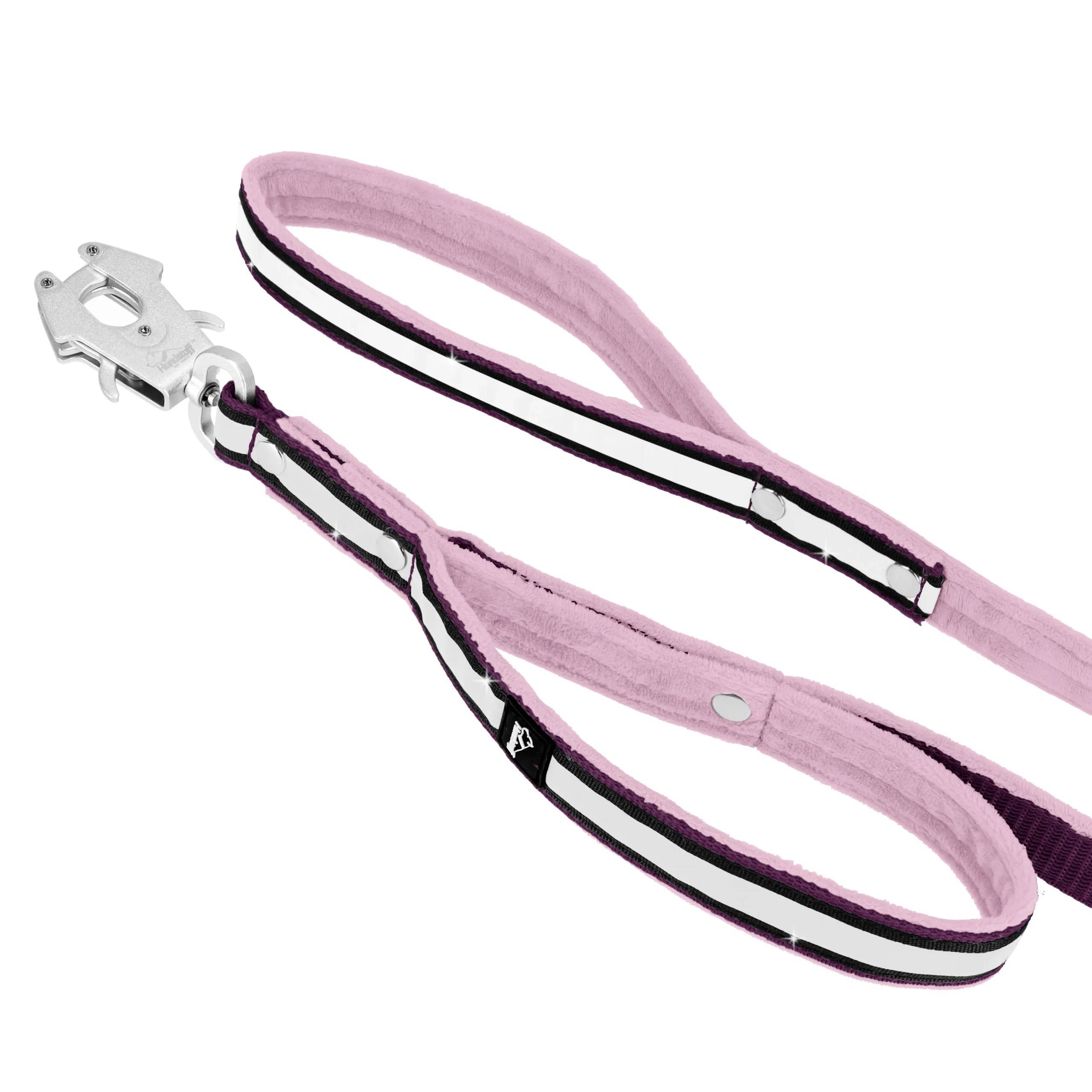 Guard Leash Safe Plum - Väktarkoppel med handtag & reflex - Default Title