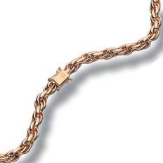 14 karat Night Chain 6,5 mm som halskæde, 50 cm