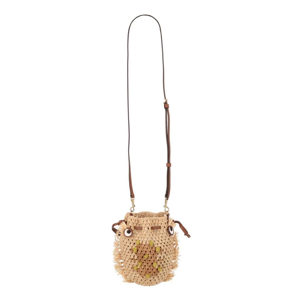 Anya Hindmarch - Raffia Creature Bucket Bag Väskor - Dam - ONE Size - Läder