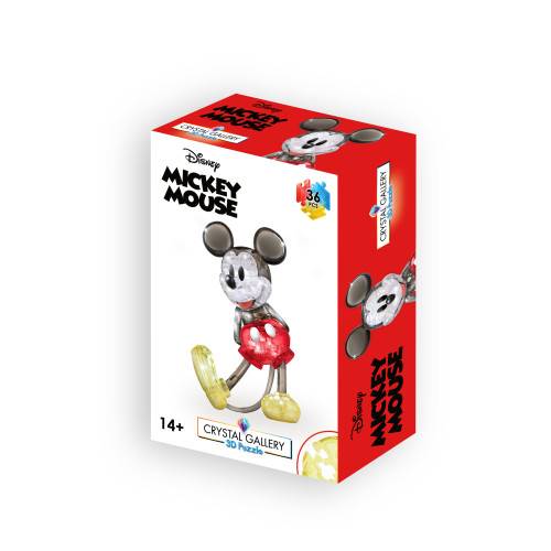 Crystal Gallery Disney Mickey Mouse, 3D Pussel, 36 bitar