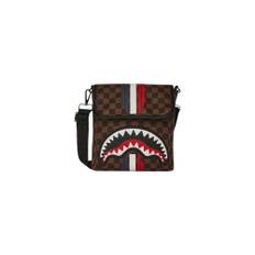 SPRAYGROUND, Taske, Herre, Brun, ONE SIZE, Uld, Fransk Maskine Skuldertaske