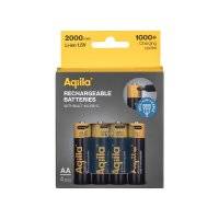 Aqiila Uppladdningsbart AA-batteri USB-C 4-pack