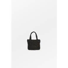 Nola micro straw bag - Black - OS