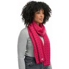 Dale of Norway Christiania Scarf - Merinoull Halsduk - Dam Raspberry / Allium Unik storlek