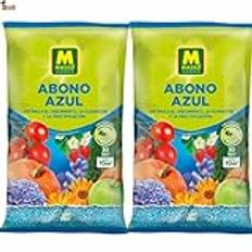 BricoLoco Universal Blue Gödsel. 4 kgs.(2x2Kg)!!! Inomhus och utomhus växter, grönsaksträdgård, gräs, frukt, citrusfrukter, buskar, rosenbuskar. granulerad. NPK gödselmedel (S) 10-12-18 (11) med svavel. (2)