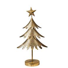 ANTIK GULD JULETRÆ H53CM