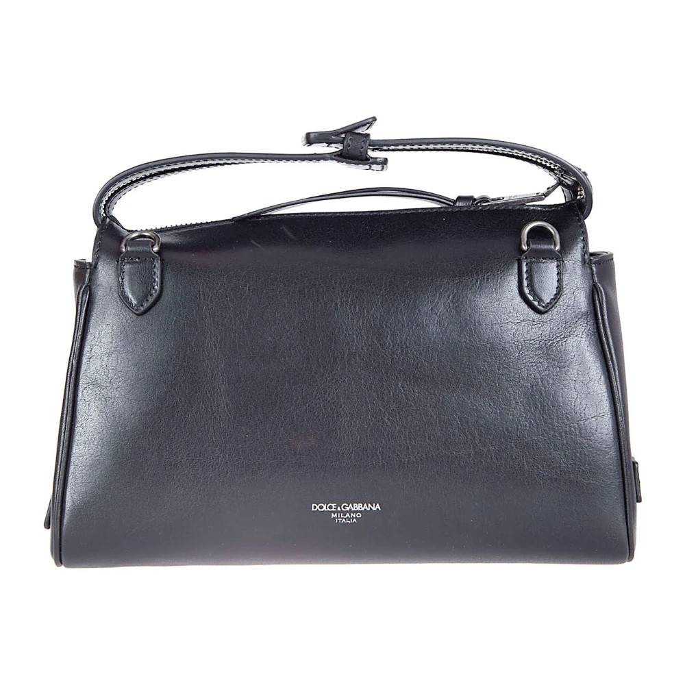 Dolce & Gabbana Vittoria Skuldertaske - Tasker - Dame - Sort - ONE SIZE - Uld