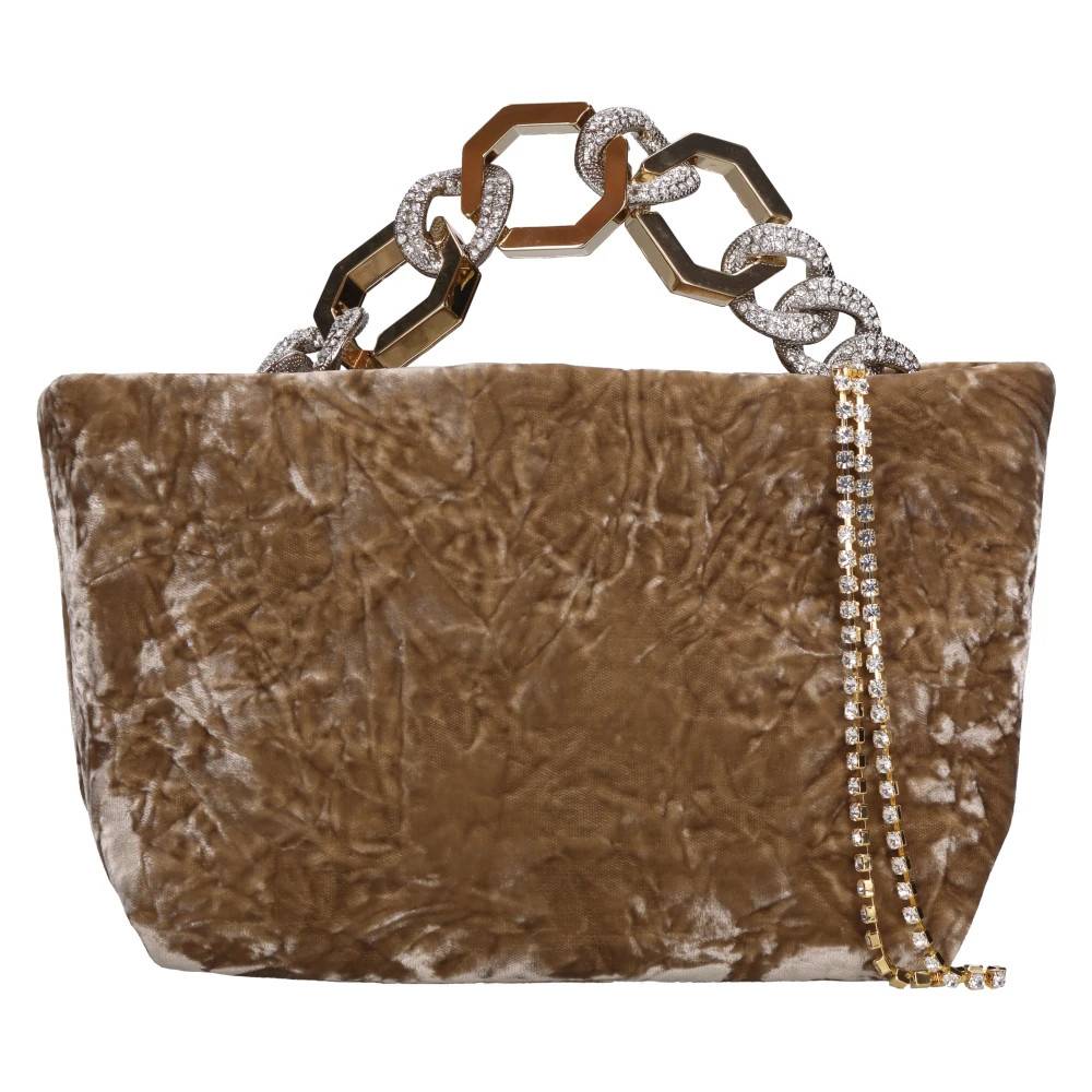 GEDEBE Mini Jessye Fløjls Taske - Tasker - Dame - Brun - ONE SIZE - Uld