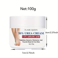TEMU Hand&feet Care Cream, Urea Cream With Urea And Salicylic Acid, Nighttime Moisturize And Hand & Beige, For Women And Men, Summer Sun , Hand, Foot, Body, 50g/100g
