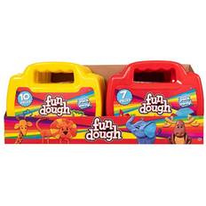 Fun Dough - Legekasse med modellervoks og værktøj (7/10 stk)