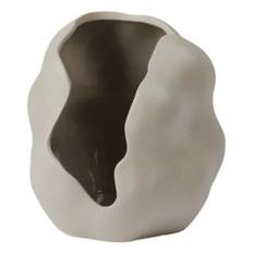 Hekla stoneware candle jar | Grey