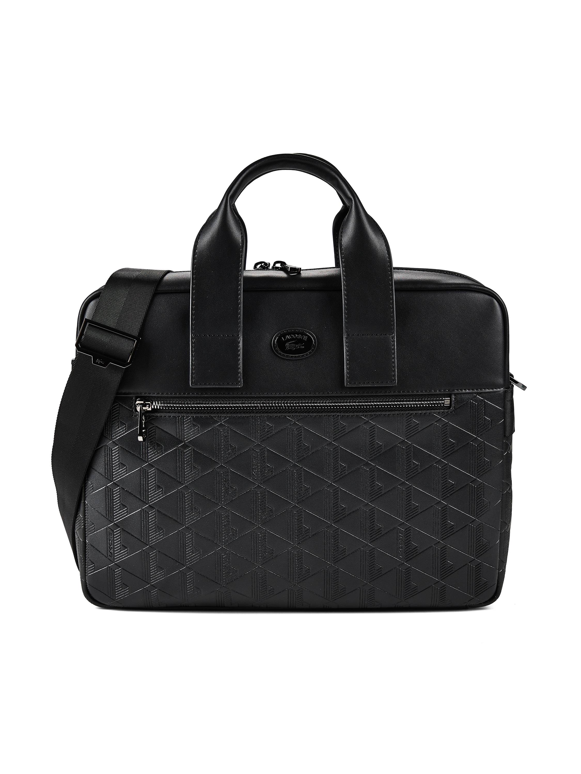 Lacoste Nomogramme Dokumenttaske 33.5 cm Laptoprum  Sort