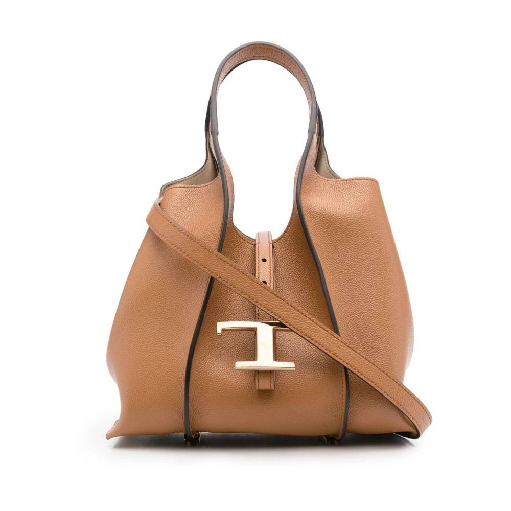 Tod's T Timeless Mini Shopping Bag - Tasker - Dame - Brun - ONE SIZE - Uld