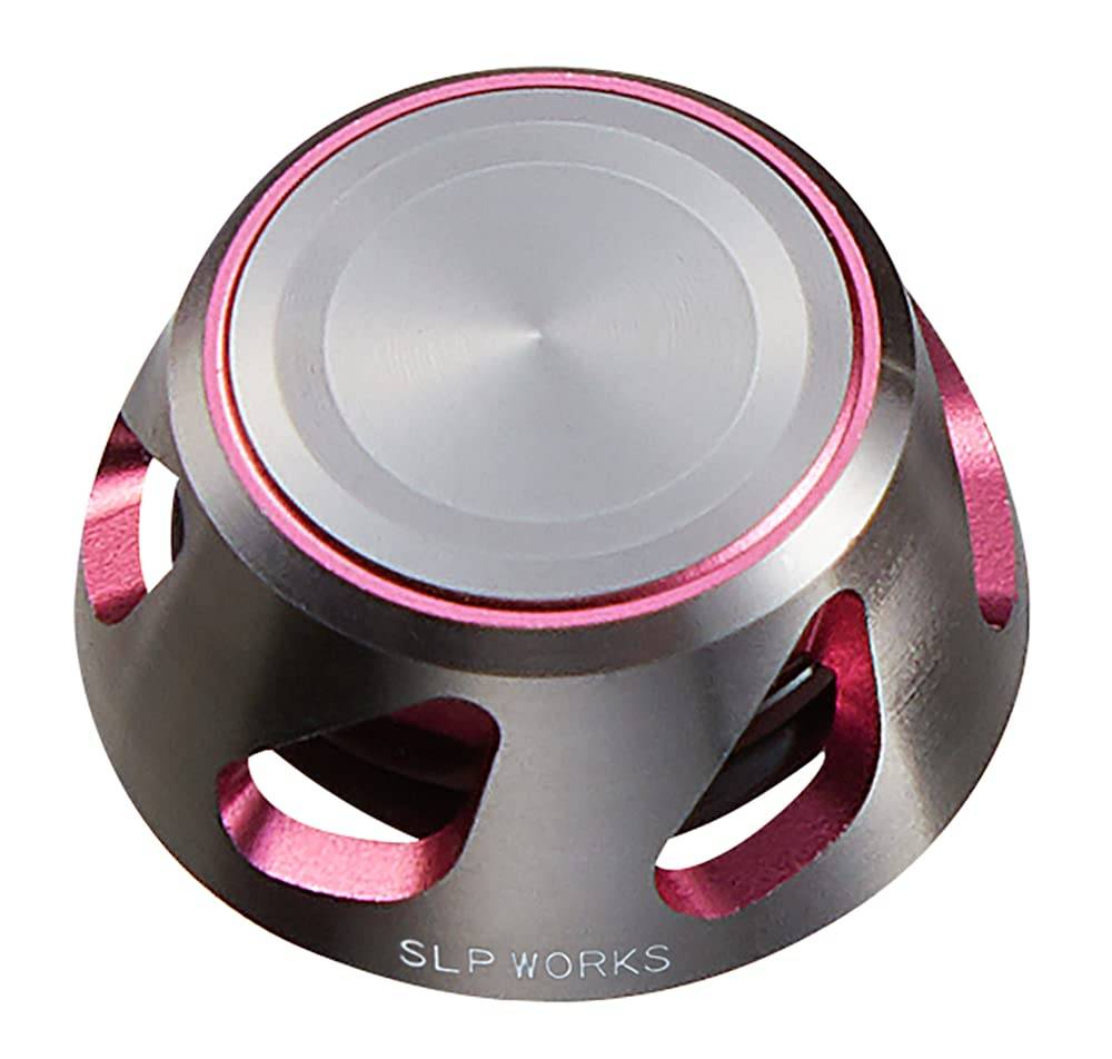 Daiwa SLP Works 22 Spinning Handle Cap Small Silver Pink