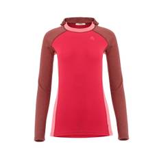 Aclima Womens WarmWool Hoodsweater V2 (Rosa (SPICEDAPPL/JESTERRED/SPICEDCRL) XX-large)