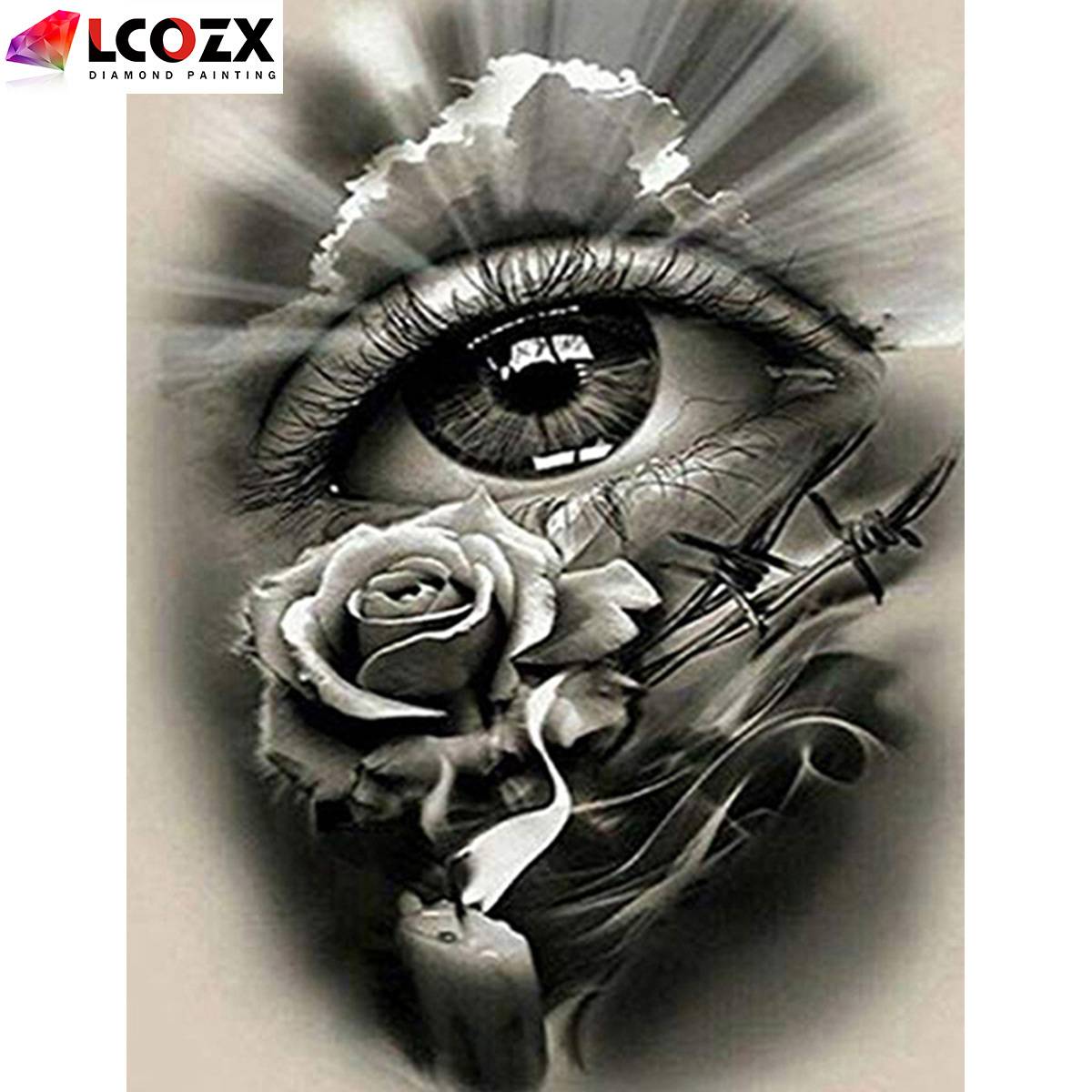 TEMU 1pc Sparkling Diamond Painting Set - Diy Design For Home Decor And Gift