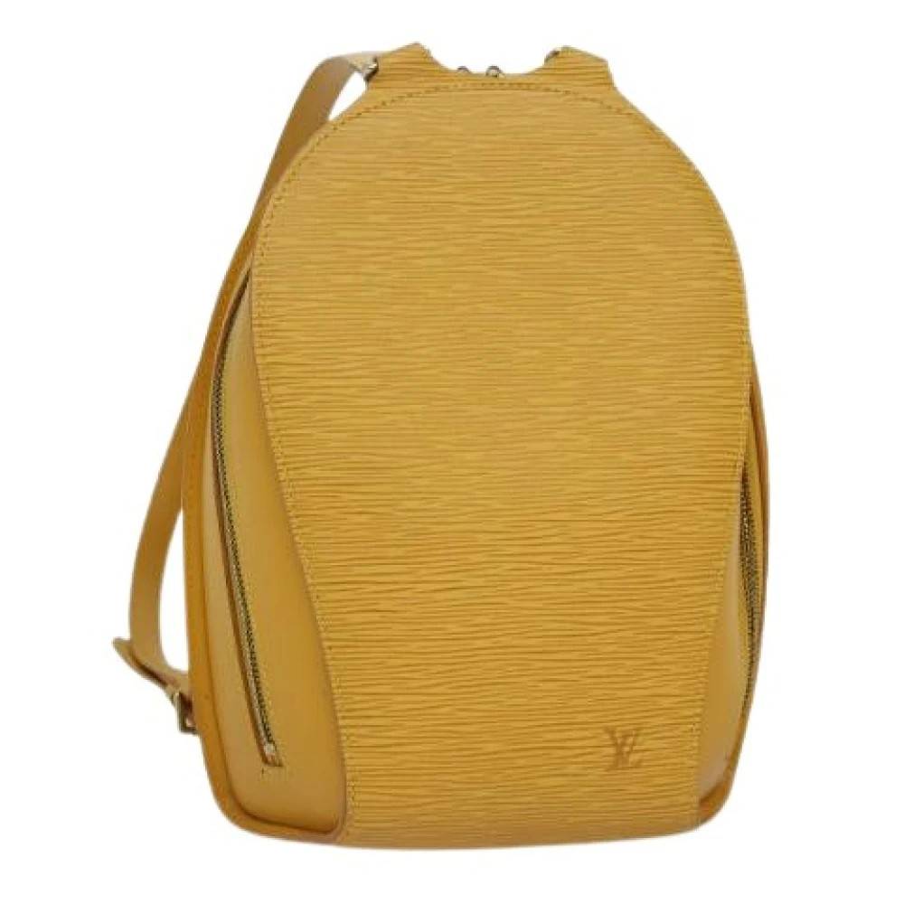 Louis Vuitton Vintage Pre-owned Mabillon Backpack - Vintage - Dame - Gul - ONE SIZE - Uld