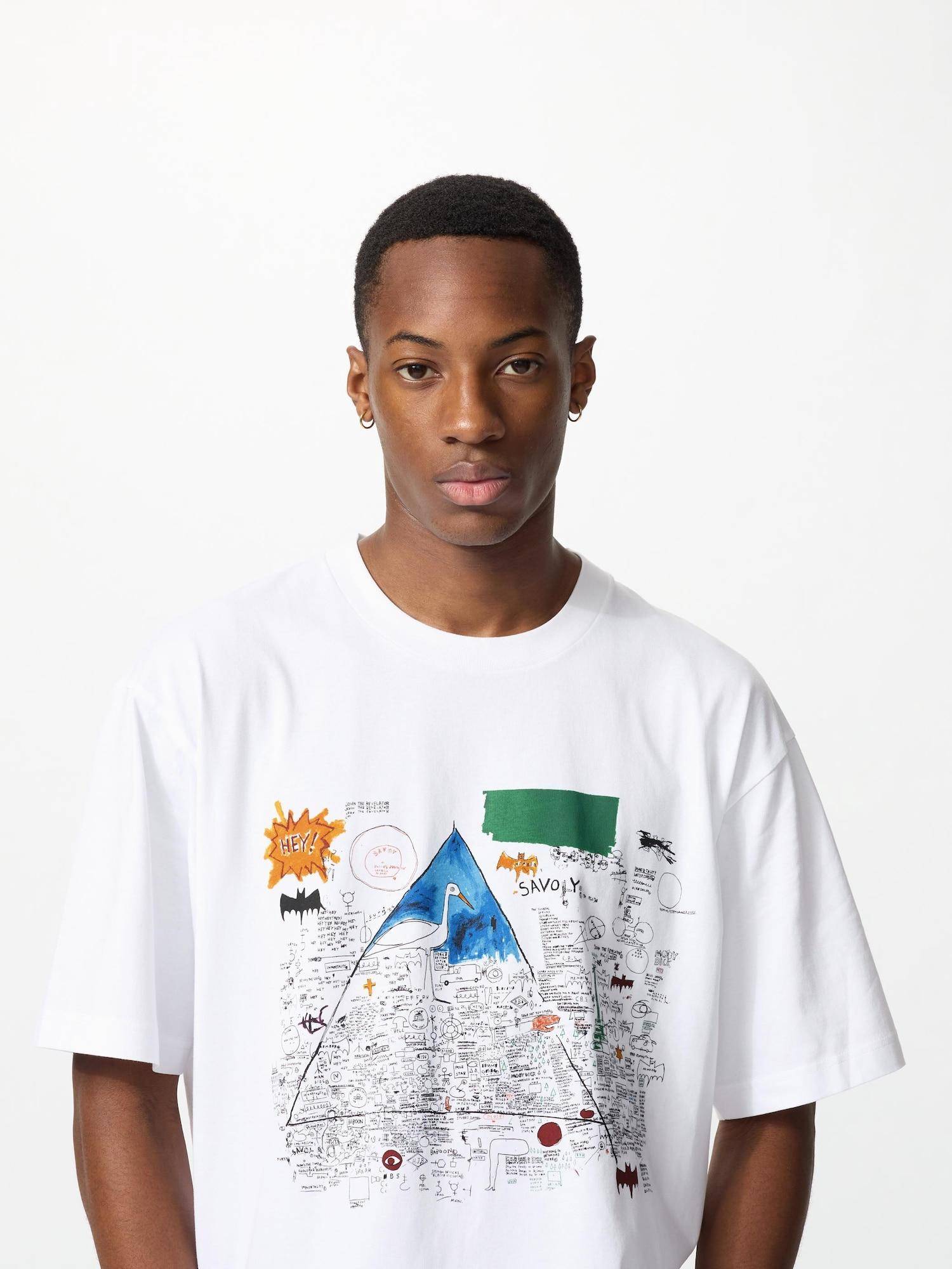 Uniqlo Japan Jean Michel Basquiat Ut Relaxed Fit 00 WHITE/XXL