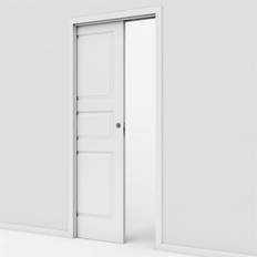 Finland kompakt / massiv skydedør med 95/120 indbygningskarm - Safco Doors, M10x21 (92,5 x 204 cm)