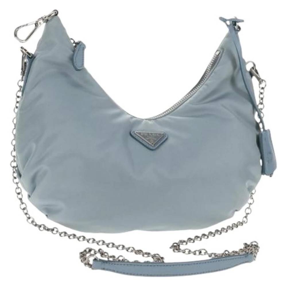 Prada Vintage - Pre-owned Nylon Axelremsväska Vintage - Dam - ONE Size - Nylon