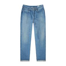 Orslow, Jeans, Herre, Blå, XS, Bomuld, Standard Jeans 2 Års Vask