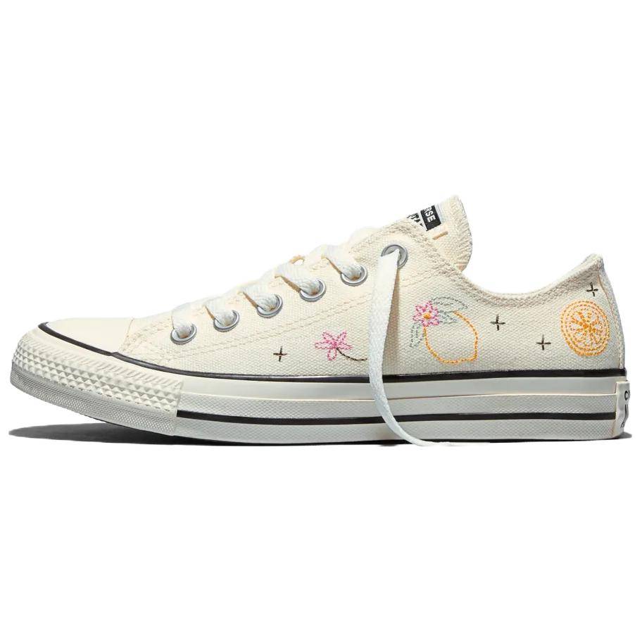 Converse Chuck Taylor All Star Market Essentials Egglet Bekväma Mångsidiga Kanvas Skor Dam sneakers Vit A16681C 40