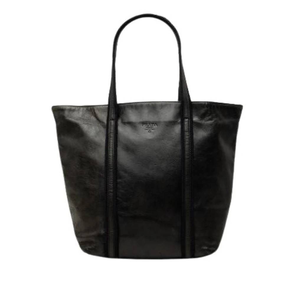 Prada Vintage Pre-owned Vintage Tote - Vintage - Dame - Sort - ONE SIZE - Læder