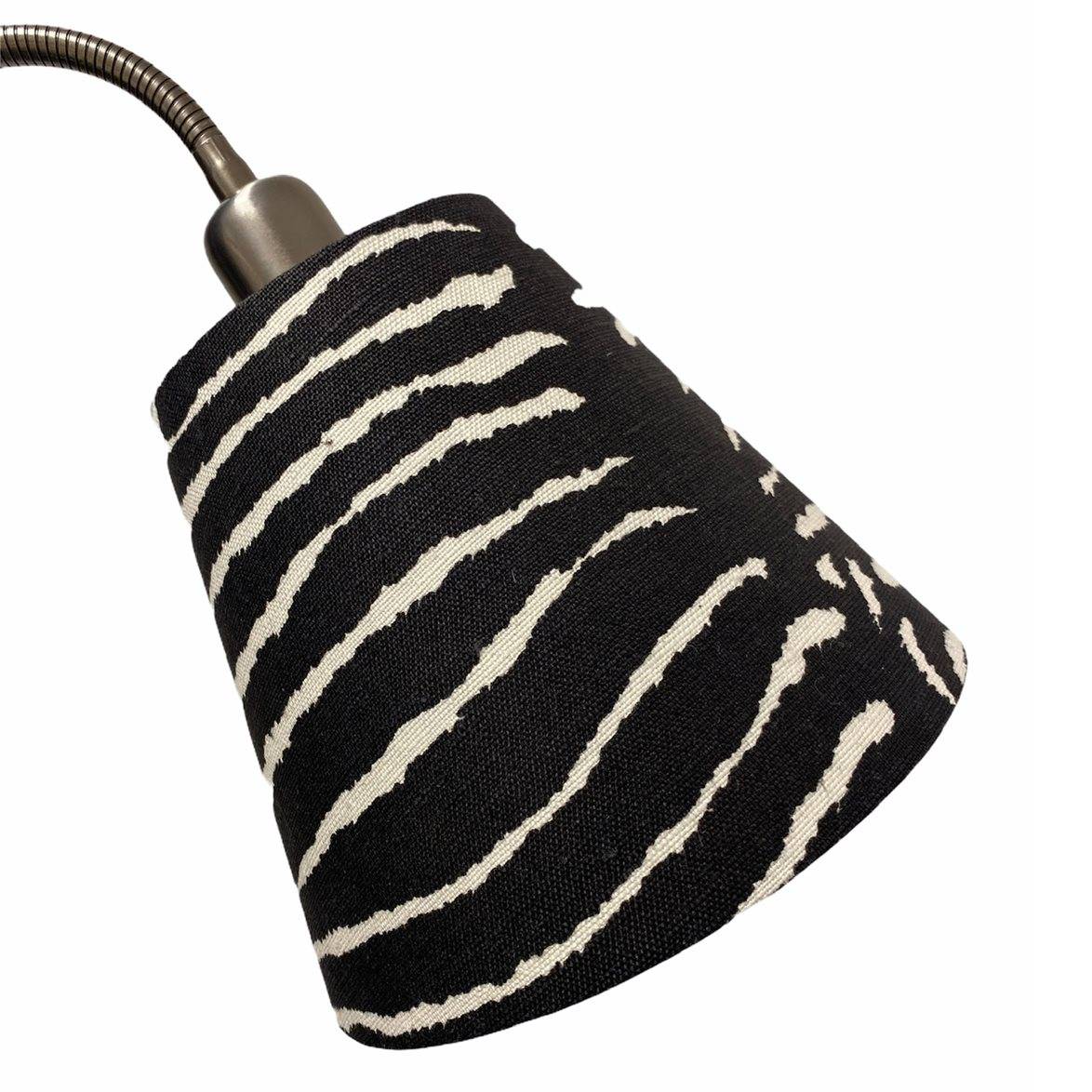 BERGO Lampskärmar Alf 23 Toppringskärm Le Zebre, Svart