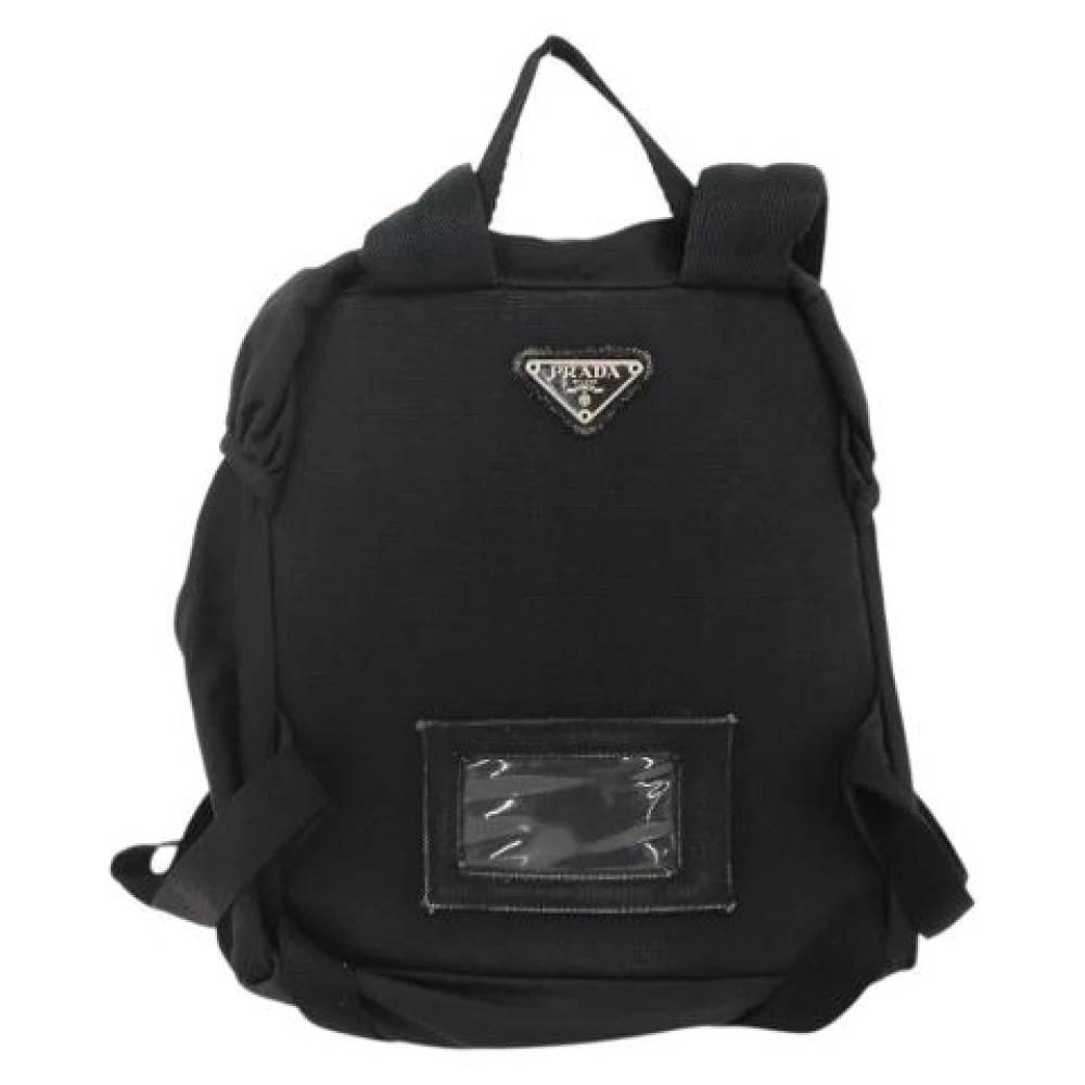 Prada Vintage Pre-owned Vintage Nylon Backpack - Vintage - Dame - Sort - ONE SIZE - Nylon