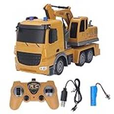 2,4G RC Grävmaskin Konstruktion Traktor Fjärrkontroll Simulering Grävmaskin Leksak för Pojkar