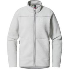 Mossa Pile Jacket Women Stone Grey Fleece