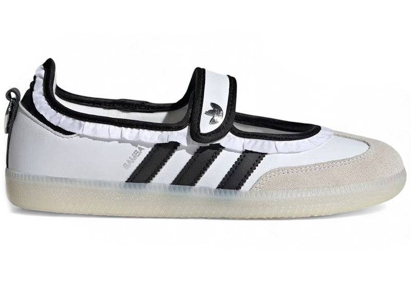 adidas Samba Jane Ruffle Pack White Black (Women's) - 46 / Standard