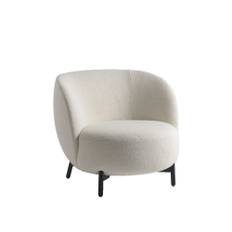 Kartell - Lunam Armchair Orsetto Fabric White - Fåtöljer - Patricia Urquiola - Vit - Metall/Textilmaterial/Plast