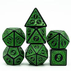 Magisk Dice - Grøn rollespilsterning - D6