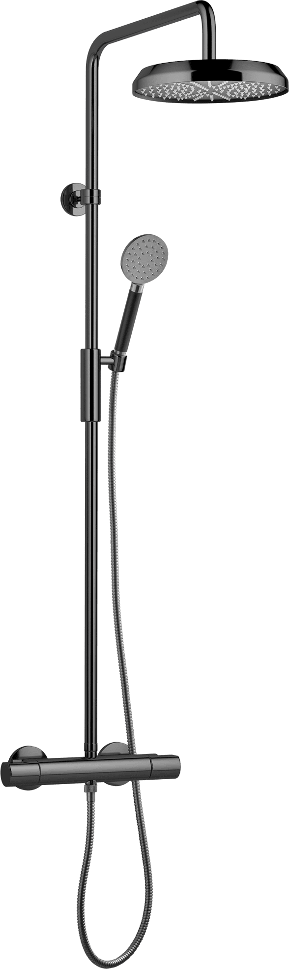 ARM5200-150 Duschset i mässingsvart krom