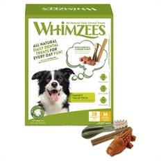 Whimzees Variety Snack Box 28 stk. Tandrensende Tyggesnacks MEDIUM