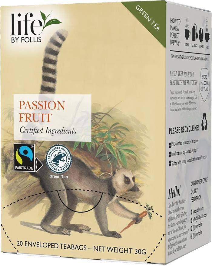 Te LIFE BY FOLLIS Passionfruit 20/fp