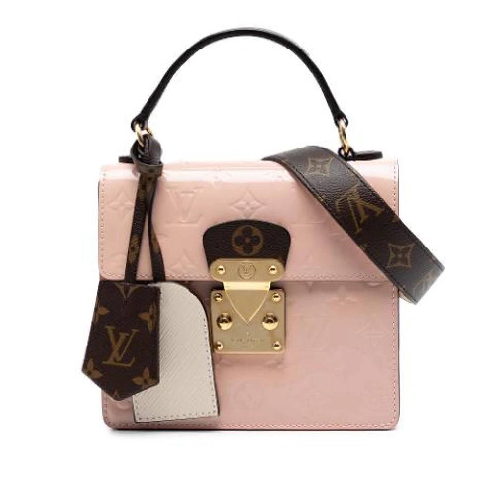 Louis Vuitton Vintage Pre-owned Spring Street - Vintage - Dame - Lyserød - ONE SIZE - Uld
