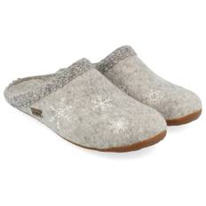 Haflinger Women's Everest Snowflake Inneskor Dam Storlek 41 Färg grå