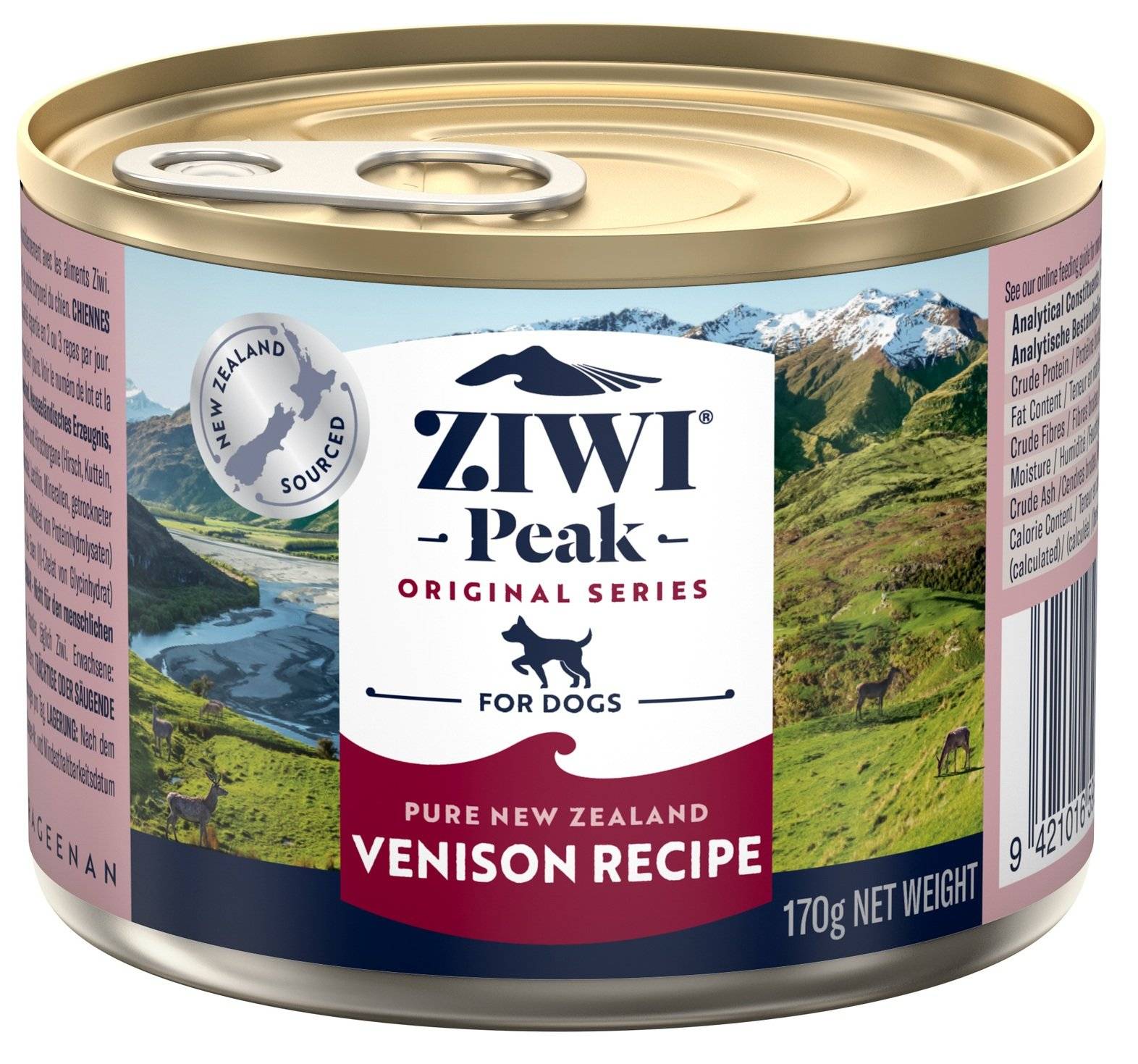 ZIWIPEAK Dog Original Series viltfärsk mat för hundar 170 g