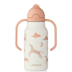 Liewood flaska - Kimmie water bottle - Dream Ecru - 250 ml