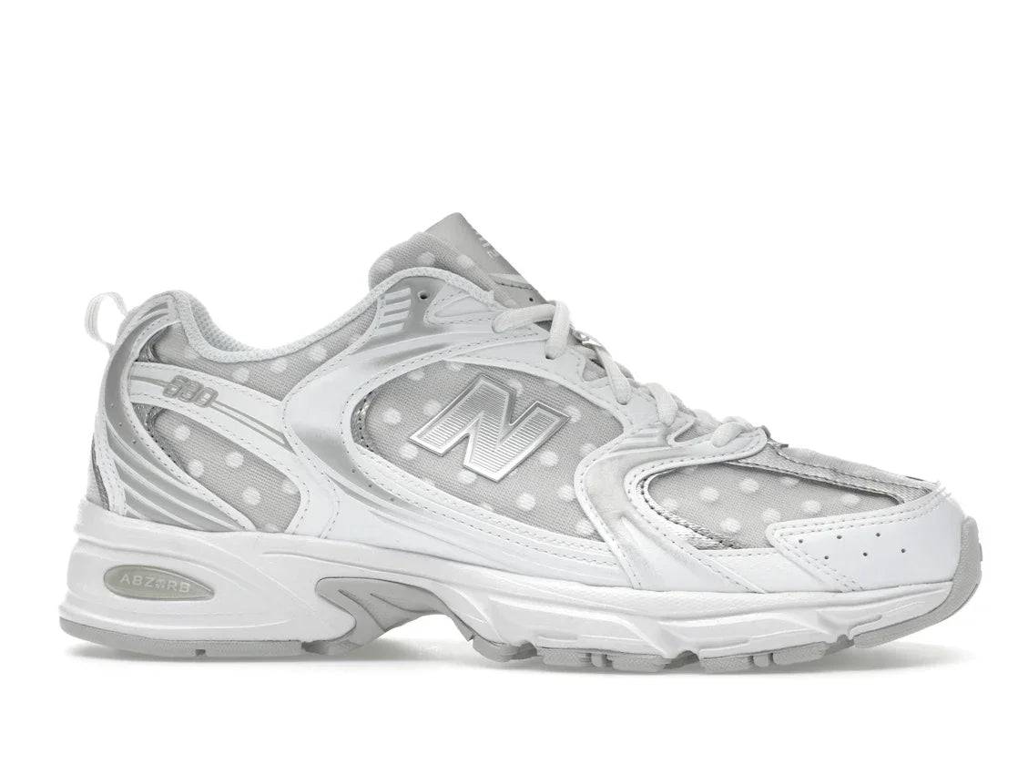 New Balance 530 Silver Metallic Polka Dots