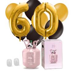 1 set It's a girl rosa set nr 2 Helium Kit inkl. ballonger & snöre