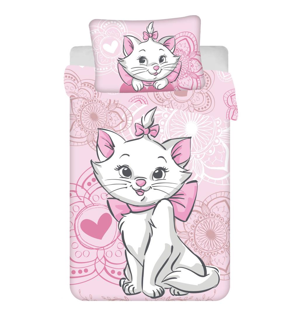 Disney Katten Marie Aristocats påslakanset / bäddset, 100x135 cm, 40x60 cm, bomull