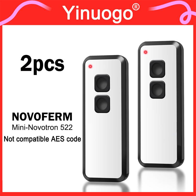 NOVOFERM NOVOTRON 522 524 502 MAX43-2 504 MAX43-4 512 MIX43-2 433.92MHz NOVOFERM Remote Control Garage Door Opener